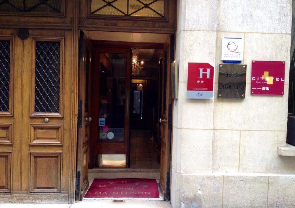 Hotel Opera Maintenon París Exterior foto